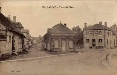 Ak Nancay Cher, Vue de la Place