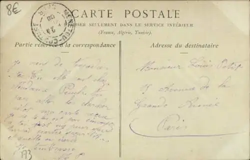 Ak Nerondes Cher, Villa des Roses