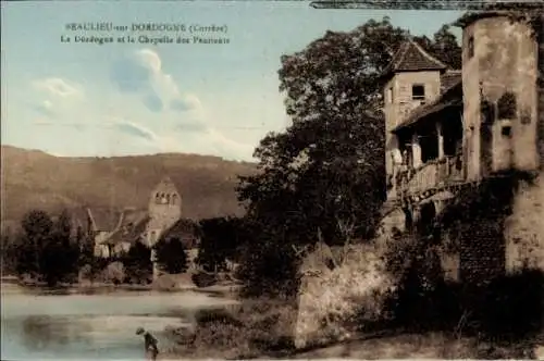 Ak Beaulieu-sur-Dordogne Corrèze, Dordogne, Chapelle des Penitents