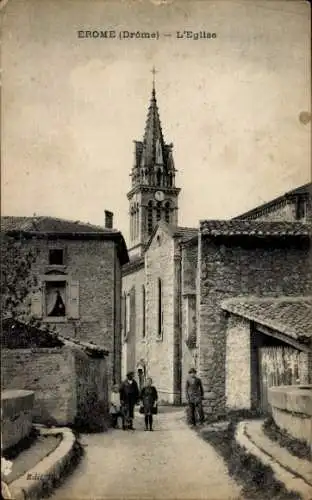 Ak Érôme Drôme, Kirche