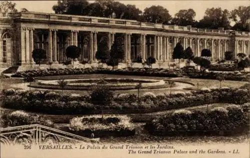 Ak Versailles-Yvelines, Palais du Grand Trianon und die Gärten