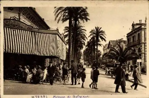 Ak Hyères Var, Avenue de Belgique