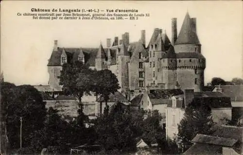 Ak Langeais Indre et Loire, Schloss