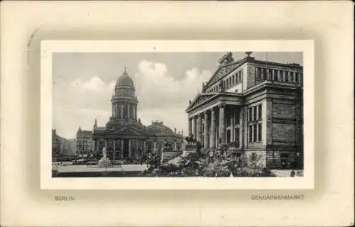 Passepartout Ak Berlin Mitte, Gendarmenmarkt