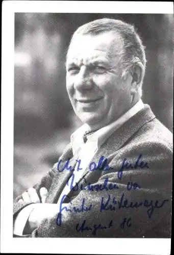Ak Schauspieler Günter Kütemeyer, Portrait, Autogramm