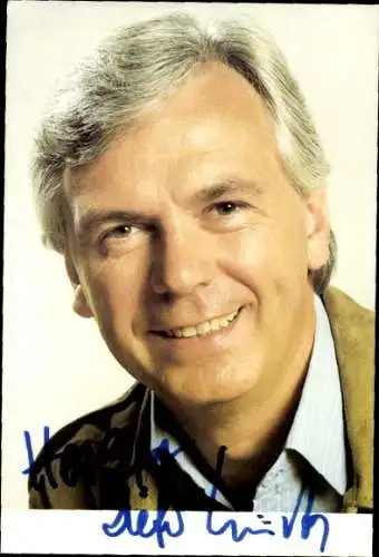 Ak Sportreporter Dieter Kürten, Portrait, Autogramm