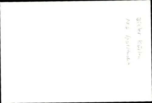 Ak Sportreporter Dieter Kürten, Portrait, Autogramm