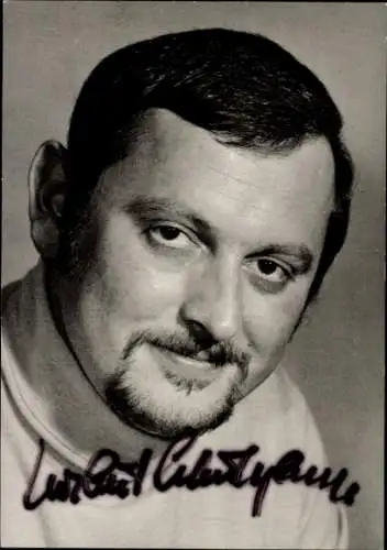 Ak Moderator Norbert Scheumann, Portrait, Autogramm