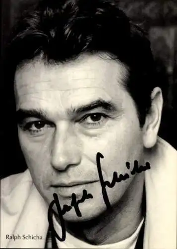 Ak Schauspieler Ralph Schicha, Portrait, Autogramm