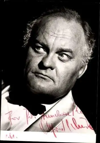 Ak Schauspieler Alfred Schieske, Portrait, Autogramm