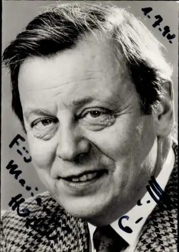 Ak Schauspieler Peter Schiff, Portrait, Autogramm