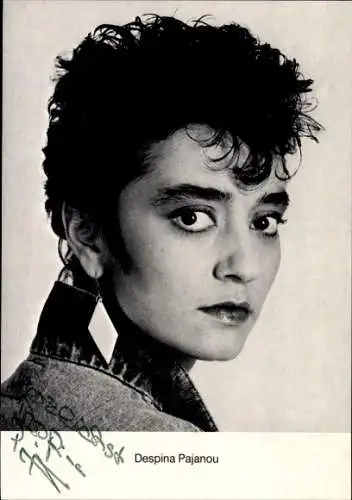 Ak Schauspielerin Despina Pajanou, Portrait, Autogramm