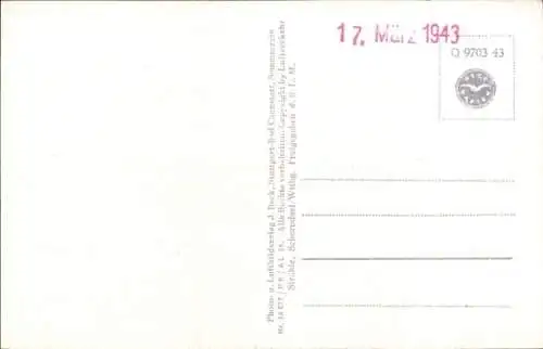 Ak Schömberg, Fliegeraufnahme