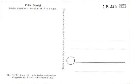 Ak Memmingen in Schwaben, Fliegeraufnahme