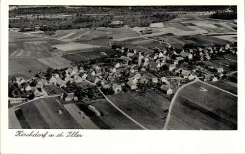 Ak Kirchdorf an der Iller Württemberg, Fliegeraufnahme