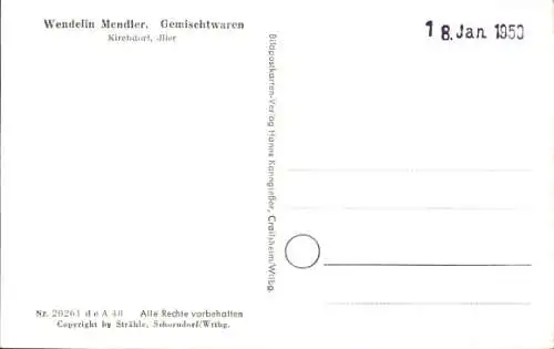 Ak Kirchdorf an der Iller Württemberg, Fliegeraufnahme