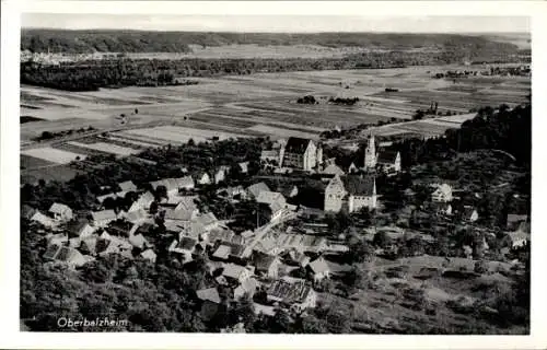 Ak Oberbalzheim Balzheim Baden Württemberg, Fliegeraufnahme