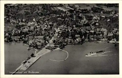 Ak Immenstaad am Bodensee, Fliegeraufnahme