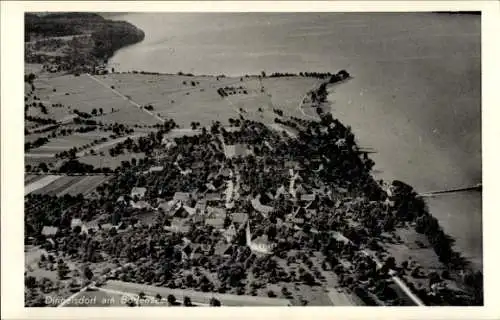 Ak Dingelsdorf Konstanz am Bodensee, Fliegeraufnahme