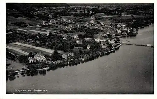 Ak Hagnau am Bodensee, Fliegeraufnahme