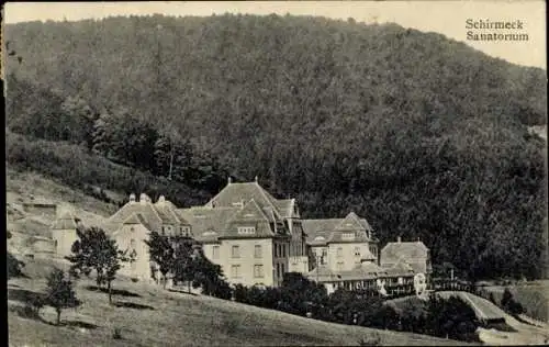 Ak Schirmeck Elsass Bas Rhin, Sanatorium