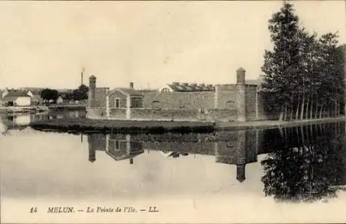 Ak Melun Seine et Marne, Pointe de l'Ile