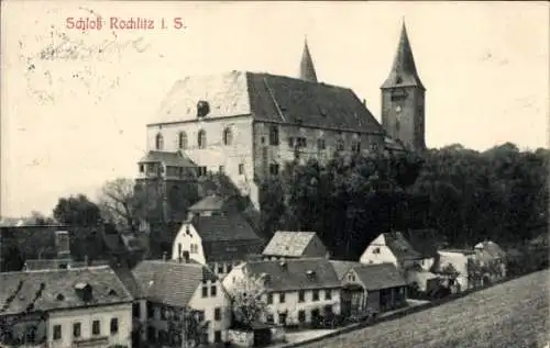 Ak Rochlitz an der Mulde, Schloss