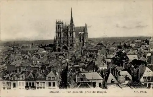 Ak Amiens Somme, Panorama, Bellroi