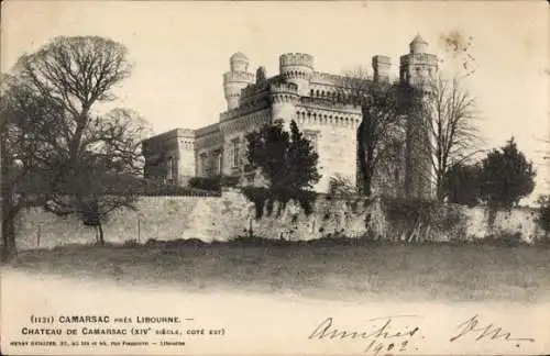 Ak Camarsac Gironde, Chateau