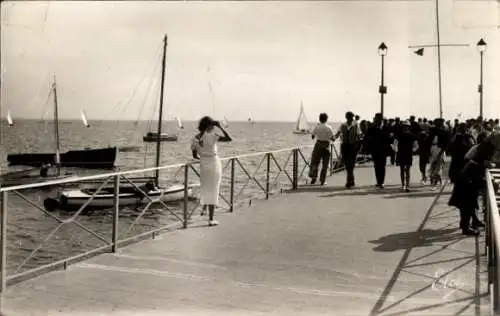 Ak Andernos les Bains Gironde, Voiles sur le Bassin