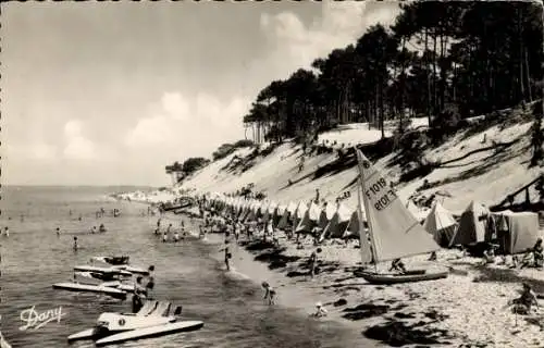 Ak Arcachon Gironde, Les Abatilles, Plage