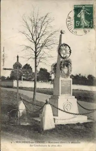 Ak Berchères sur Vesgre Eure et Loir, Kriegerdenkmal