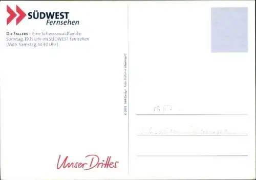 Ak Schauspieler Peter Schell, Portrait, Serie Die Fallers, als Karl, Autogramm
