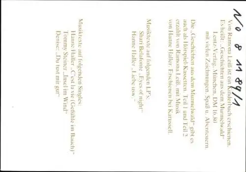 Ak Moderatorin Ramona Leiß, Portrait, Autogramm