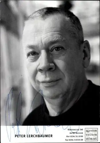 Ak Schauspieler Peter Lerchbaumer, Portrait, Autogramm