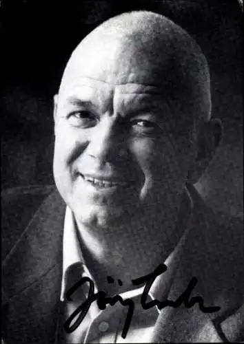 Ak Schauspieler Jörg Hube, Portrait, Autogramm