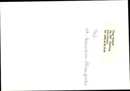 Ak Schauspieler Diego Wallraff, Portrait, Autogramm