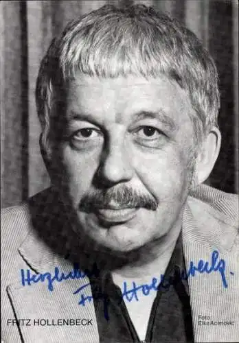 Ak Schauspieler Fritz Hollenbeck, Portrait, Autogramm