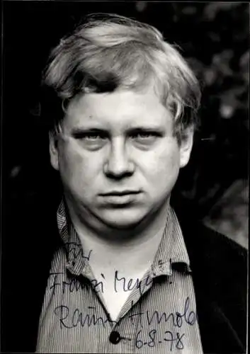 Ak Schauspieler Rainer Hunold, Portrait, Autogramm