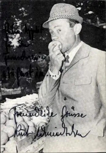 Ak Schauspieler Kurt Schmidtchen, Portrait, Autogramm