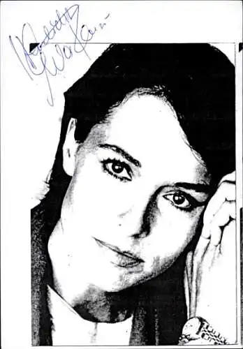 Ak Schauspielerin Eva Renzi, Portrait, Autogramm