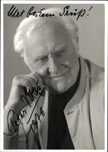 Ak Schauspieler Peter Voss, Portrait, Autogramm