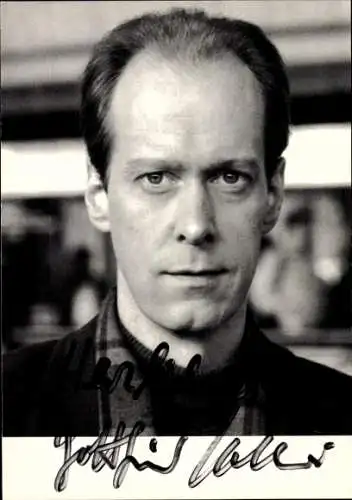 Ak Schauspieler Gottfried Vollmer, Portrait, Autogramm