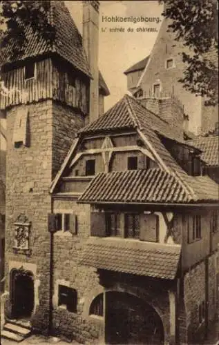 Ak Orschwiller Orschweiler Elsass Bas Rhin, Hohkönigsburg, Haut Kœnigsbourg, Haut Koenigsbourg