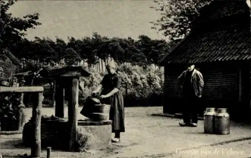 Ak Putten Gelderland, Bauernhof