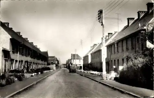 Ak Bourbourg Nord, Rue Benjamin Vandenbroucque, Straßenpartie, Häuser