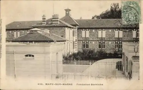 Ak Mary sur Marne Seine et Marne, Fondation Borniche