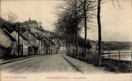 Ak Rolleboise Yvelines, Straße