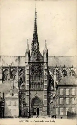 Ak Amiens Somme, Kathedrale, Südseite