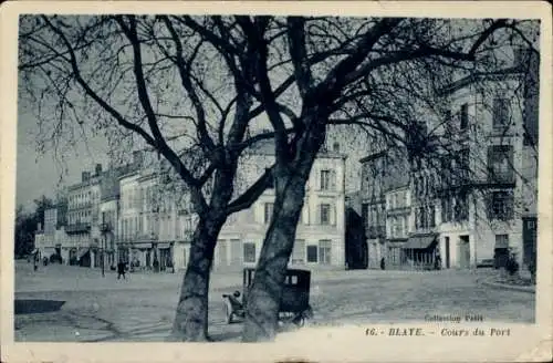 Ak Blaye Gironde, Cours du Port